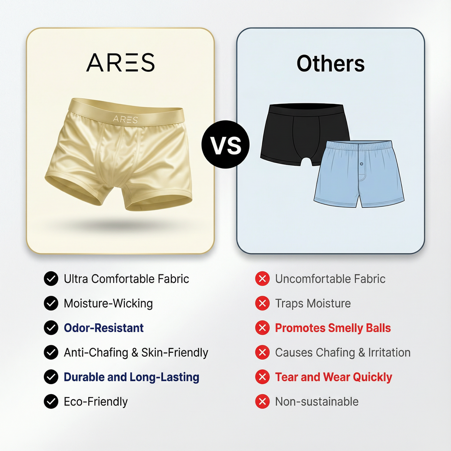 Ares Silk Boxer | All-Day Comfort